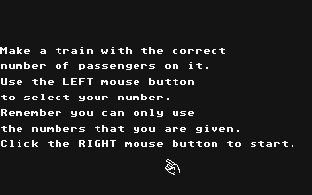 Numbers atari screenshot